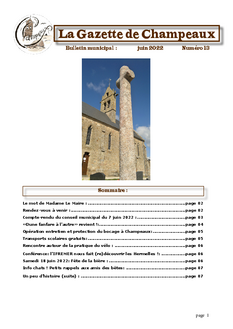 Gazette numéro 13