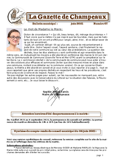 Gazette numéro 07